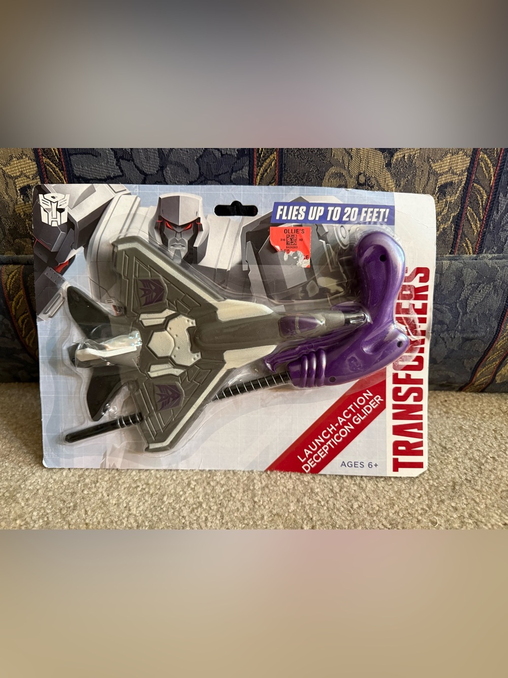 Hasbro Transformers Launch-Action Decepticon Glider - Purple & Gray